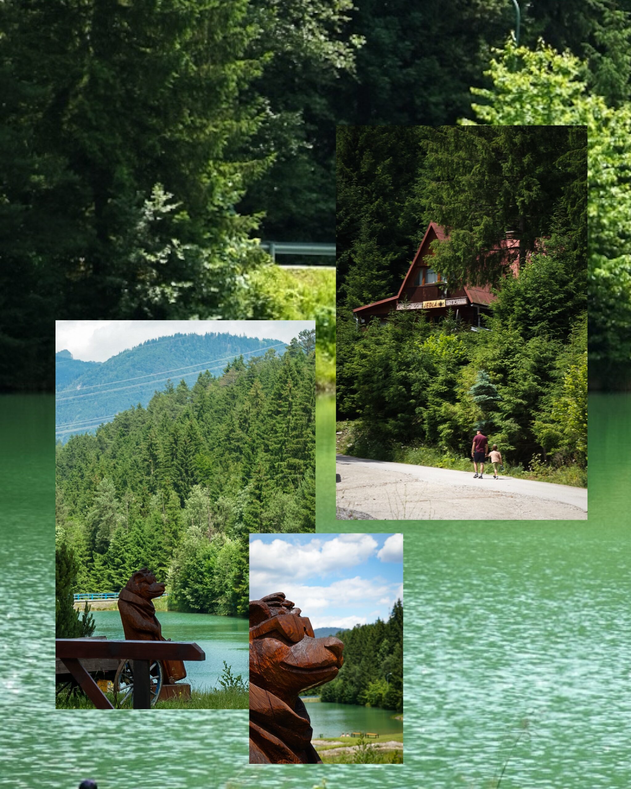 Jezioro w Dolinie Hrabovskej, Słowacja